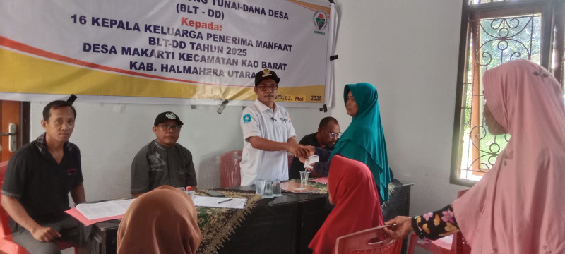 Penyaluran Bantuan Langsung Tunai Dana Desa TA 2025